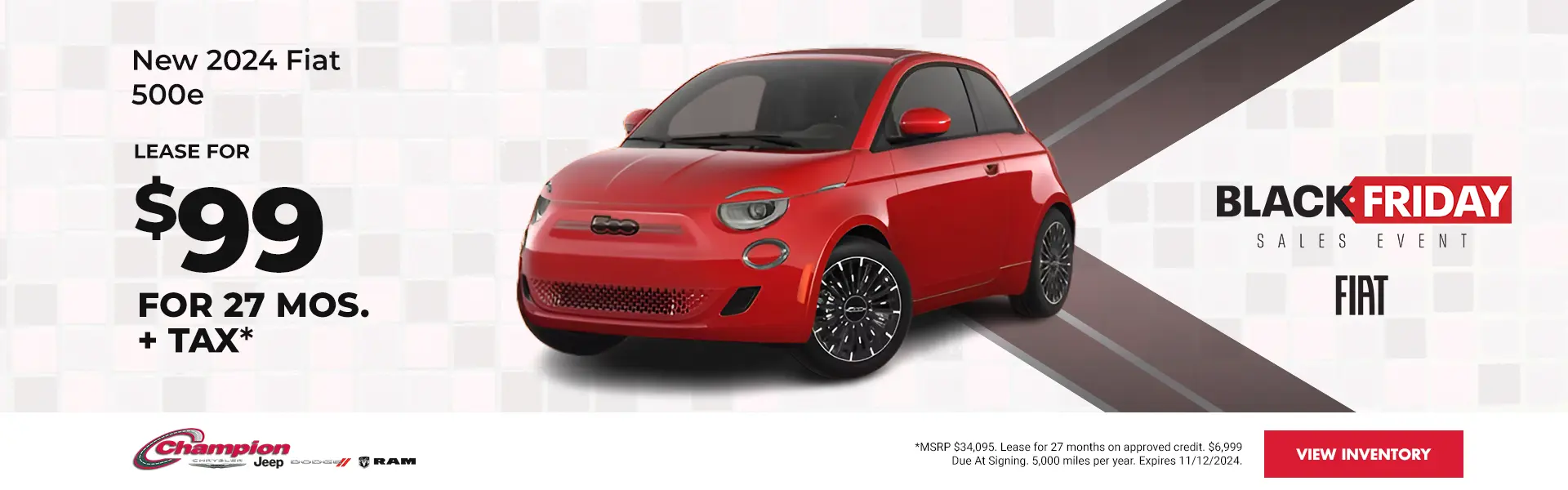 2024 Fiat 500e