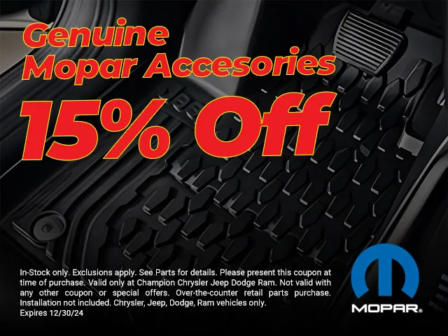 Geniune Mopar Accesories