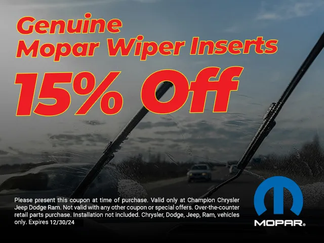 Genuine Mopar Wiper Inserts