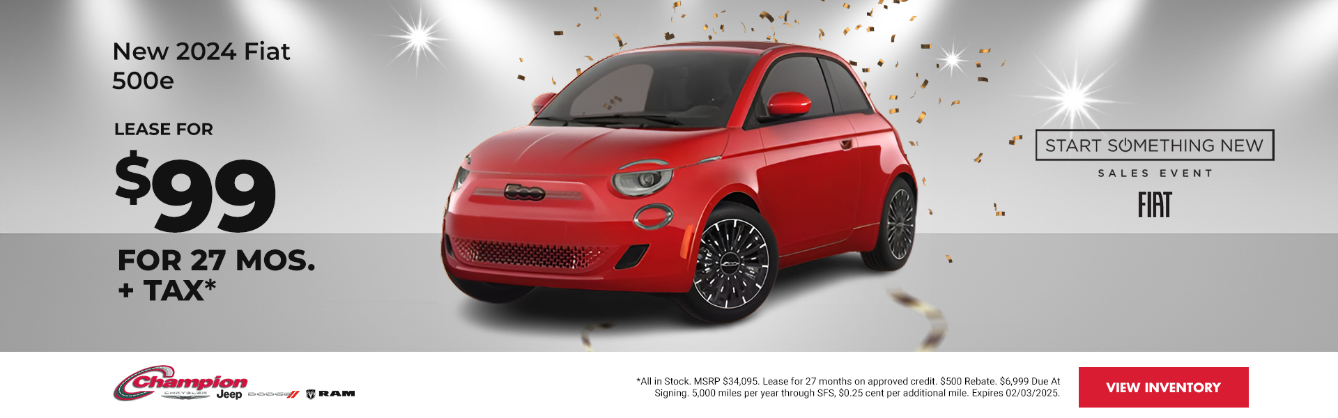 2024 Fiat 500e